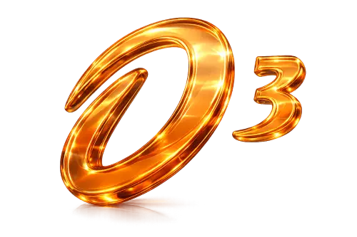 D3 D3 golden logo
