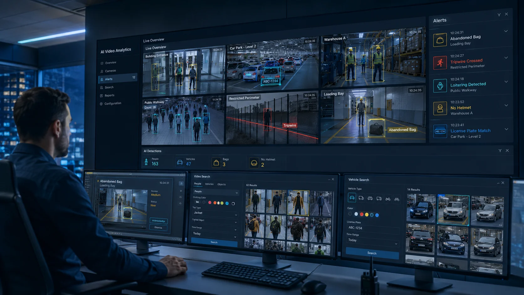 AI CCTV Analytics Turning Surveillance Cameras Into Operational Intelligence 1 Detection, Classification, and Search Use Cases