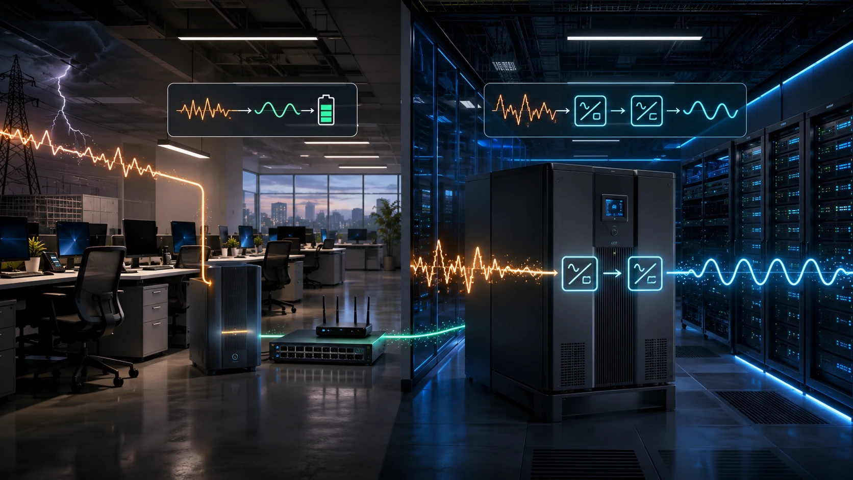 Why UPS Systems Are Critical for Data Centers and IT Infrastructure 2 Online UPS vs Line-Interactive UPS