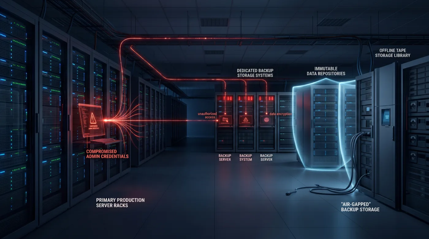 Ransomware Recovery Storage Building a Clean, Reliable Last Line of Defense 2 What Attackers Target in Backup Environments