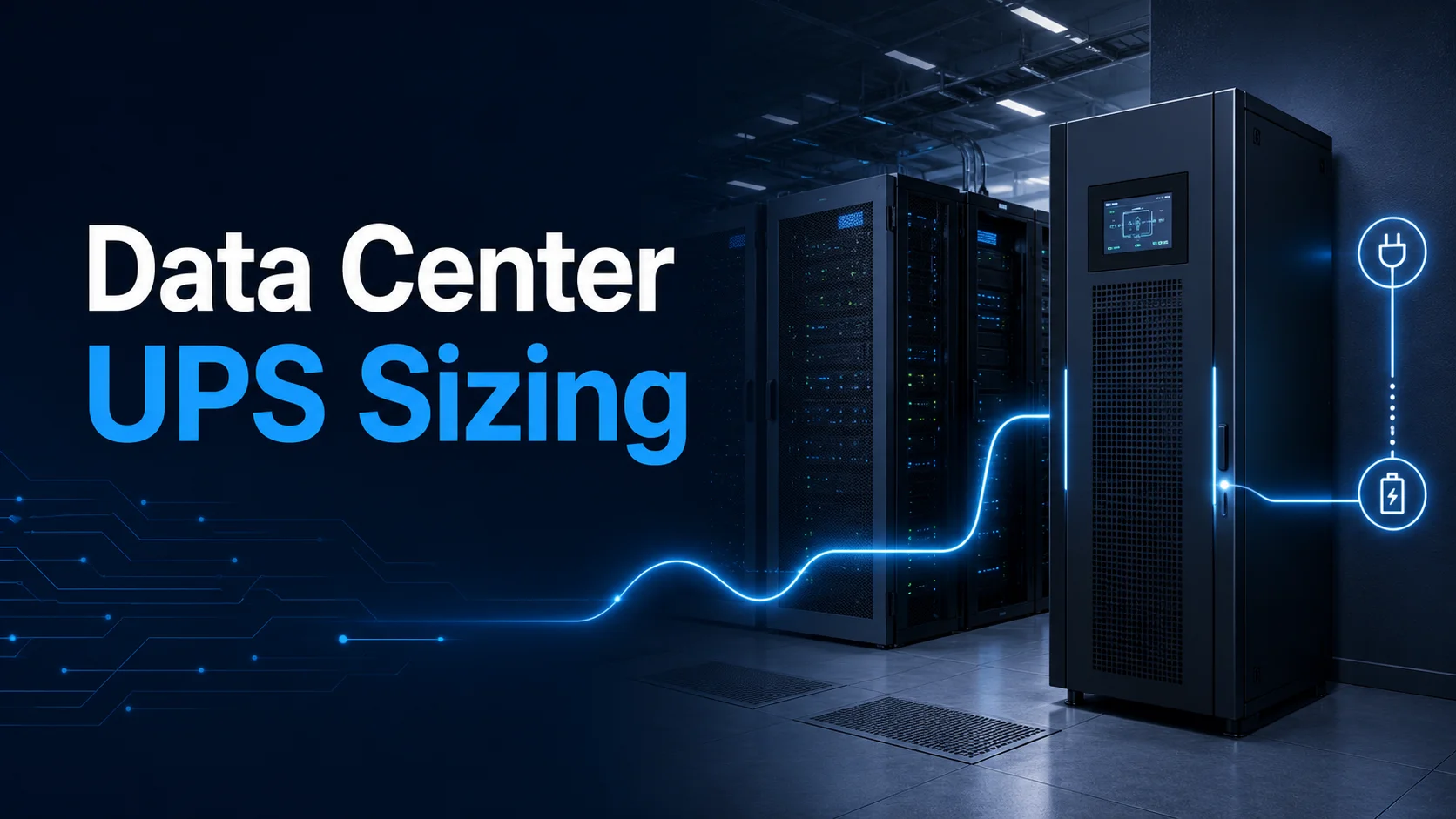 DigiDisti | D3 | Dominant Digital Distribution 8 How to Size a Data Center UPS for Real IT Loads and Reliable Power Backup