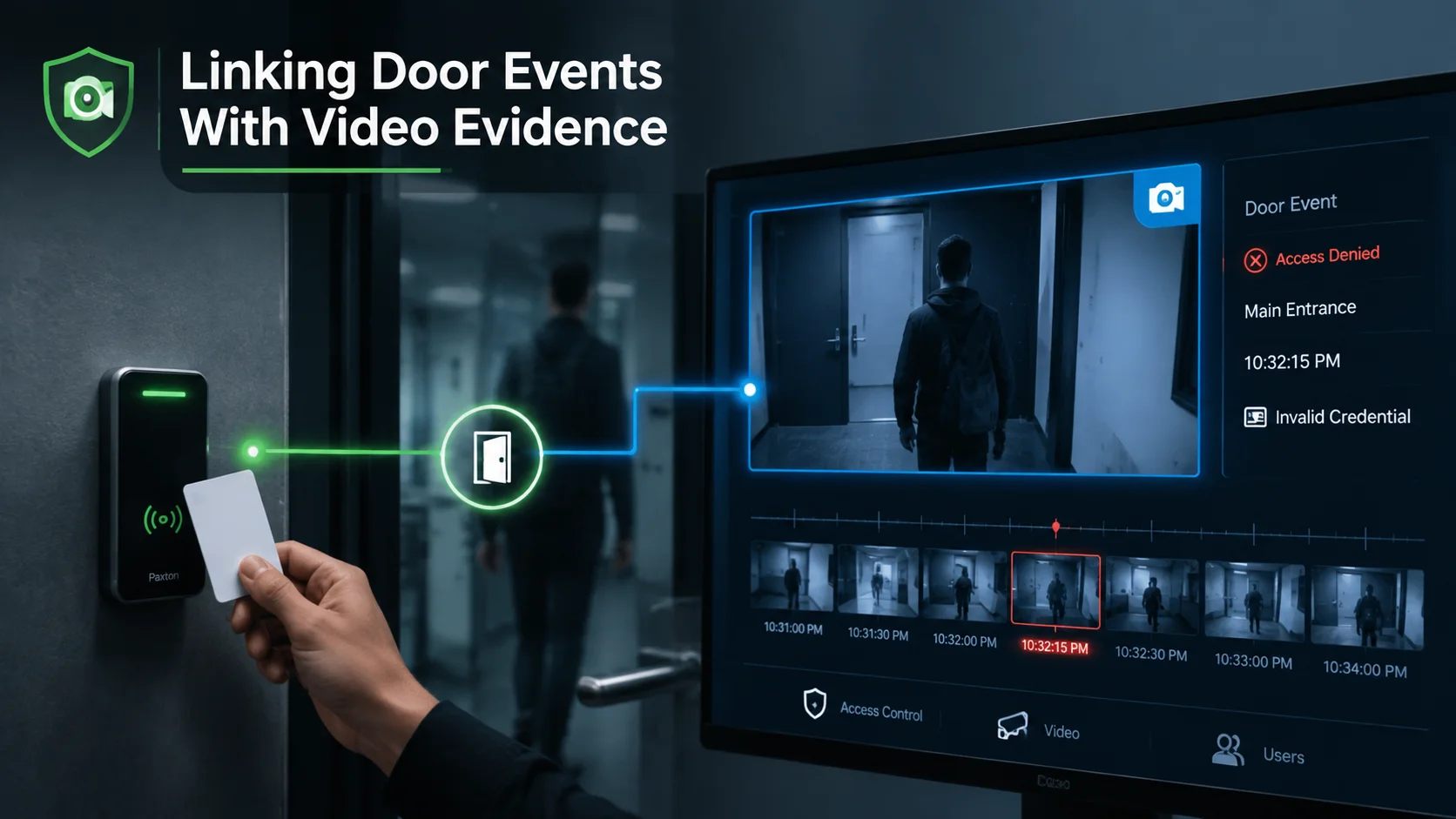 Access Control Integration for a Unified Security Workflow 1 Linking Door Events With Video Evidence