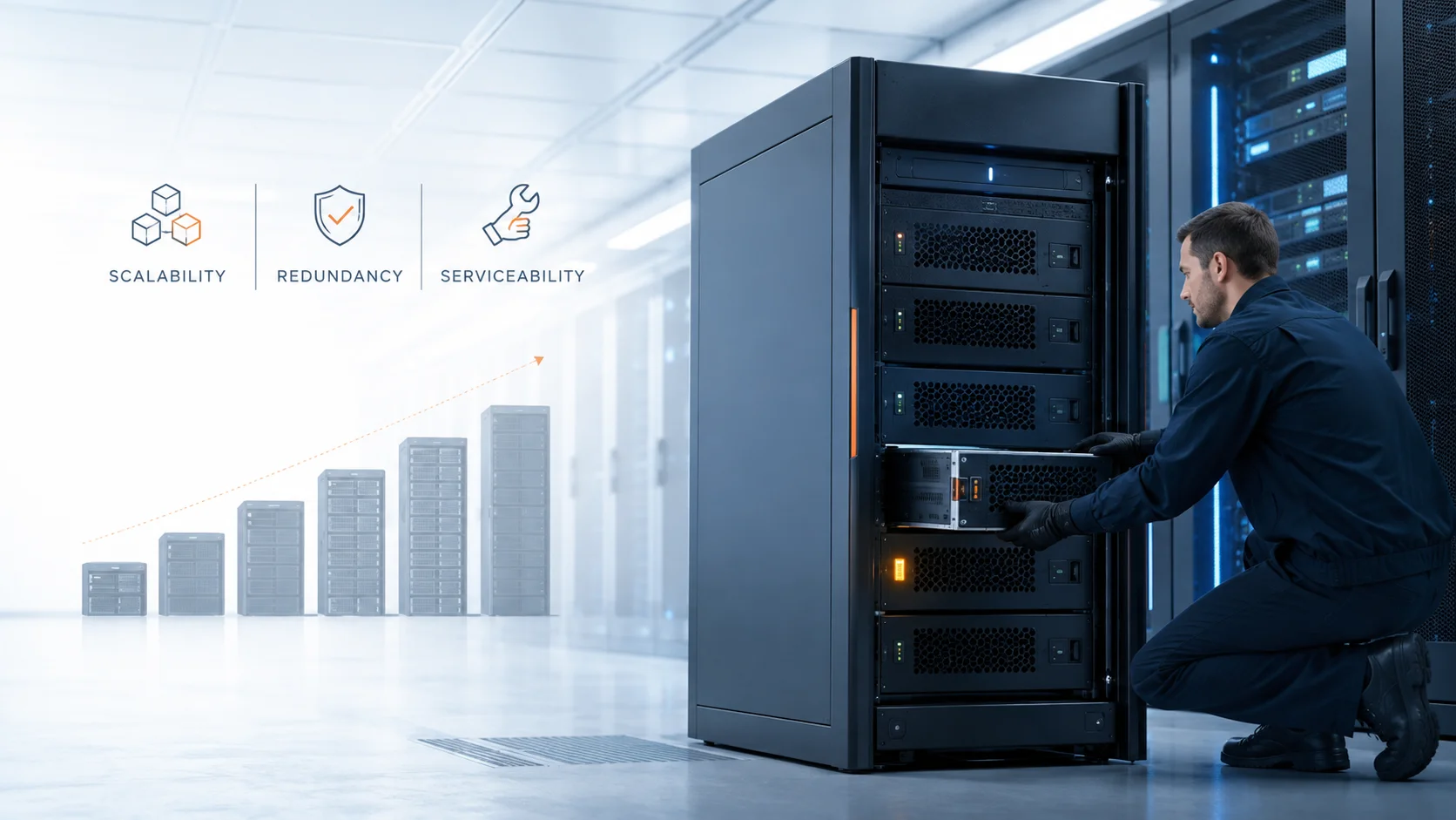Modular UPS Systems for Growing Business Power Needs 1 Scalability, Redundancy and Serviceability