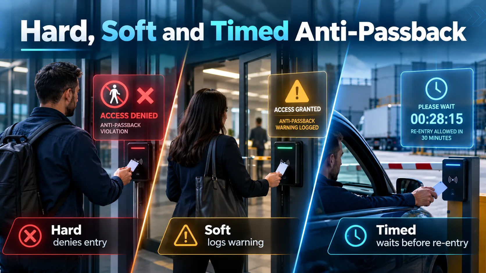 Anti-Passback Access Control: How It Works 1 Hard, Soft and Timed Anti-Passback