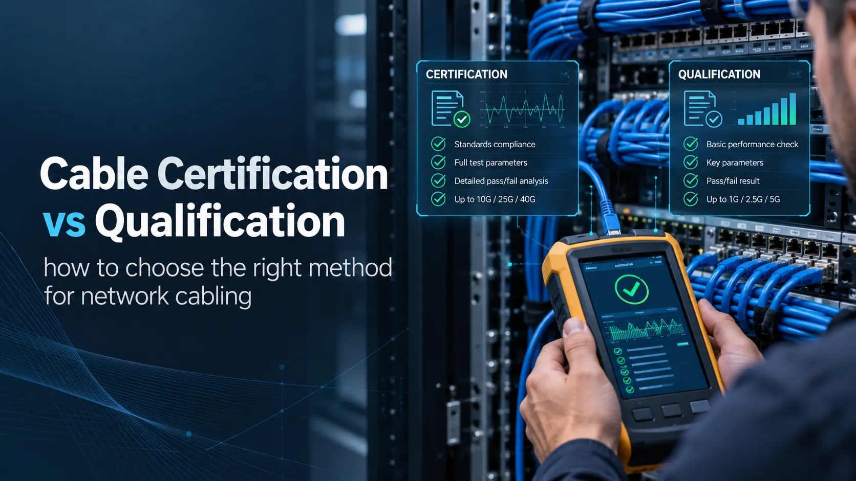 DigiDisti | D3 | Dominant Digital Distribution 8 Cable Certification vs Qualification