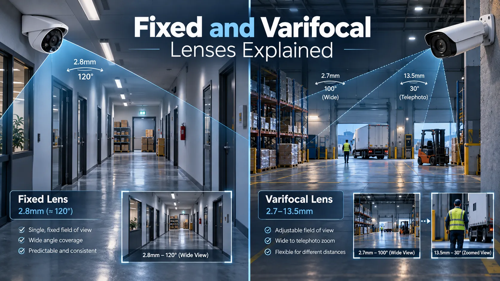 Fixed vs Varifocal Cameras: Choosing the Right Lens 1 Fixed and Varifocal Lenses Explained