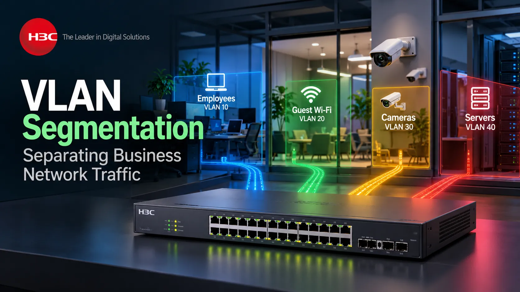 DigiDisti | D3 | Dominant Digital Distribution 8 H3C VLAN Segmentation Network Banner