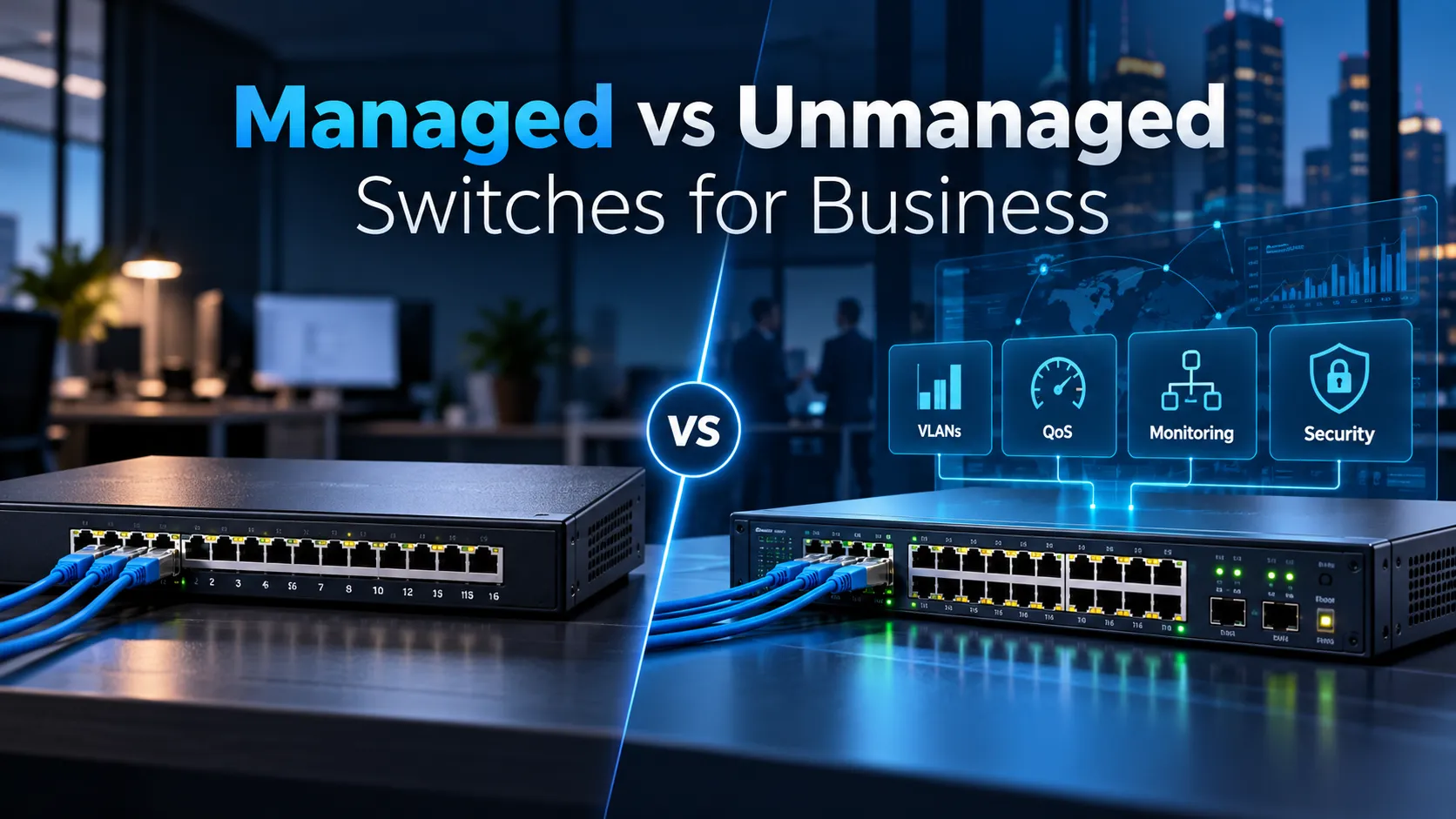 DigiDisti | D3 | Dominant Digital Distribution 9 Managed vs Unmanaged Switches