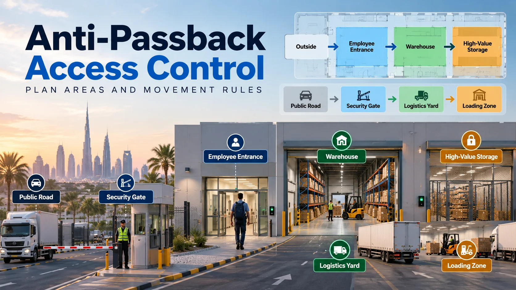 Anti-Passback Access Control: How It Works 2 Plan Areas and Movement Rules