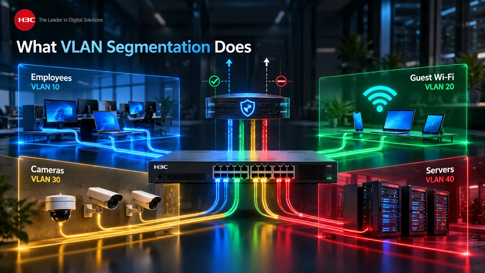 VLAN Segmentation: Separating Business Network Traffic 1 What VLAN Segmentation Does